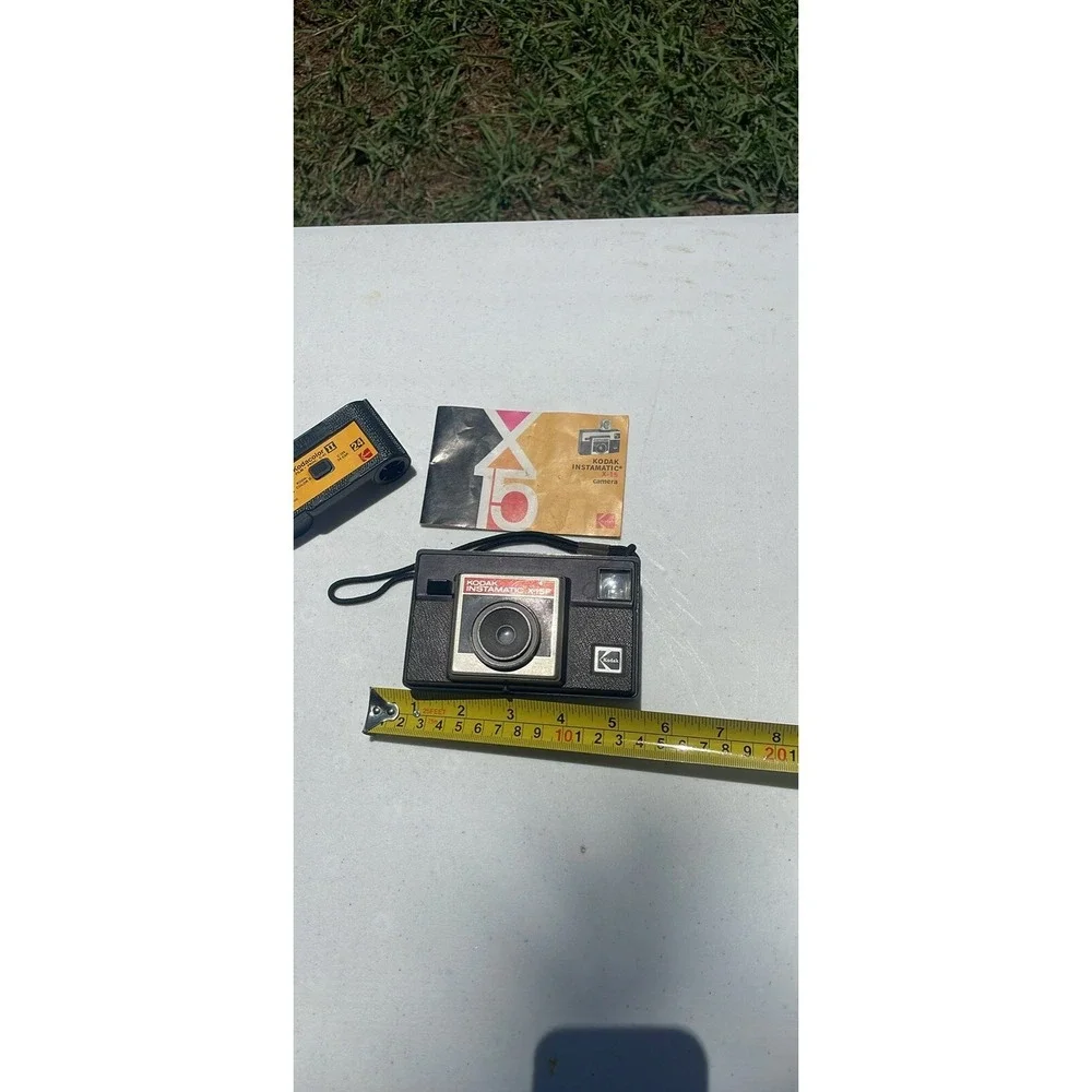 Vintage Kodak Instamatic X-15F 126 Film Camera Film And Instructions